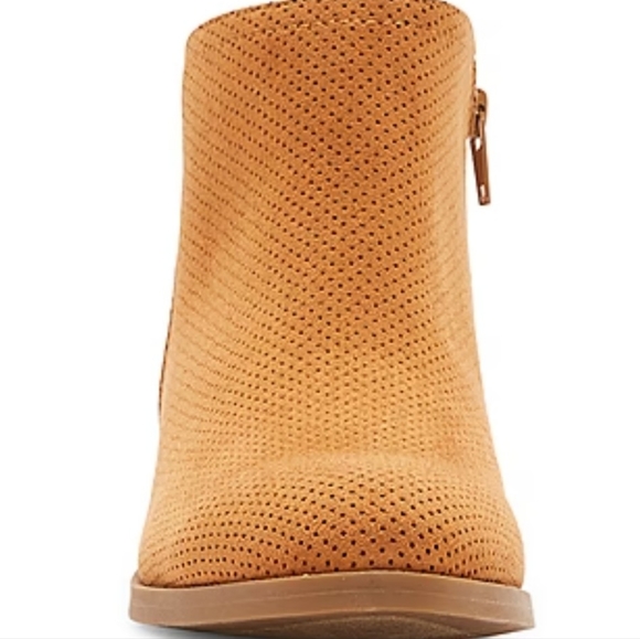 New St. John's Bay Womens Luetta Stacked Heel Booties - Picture 3 of 4